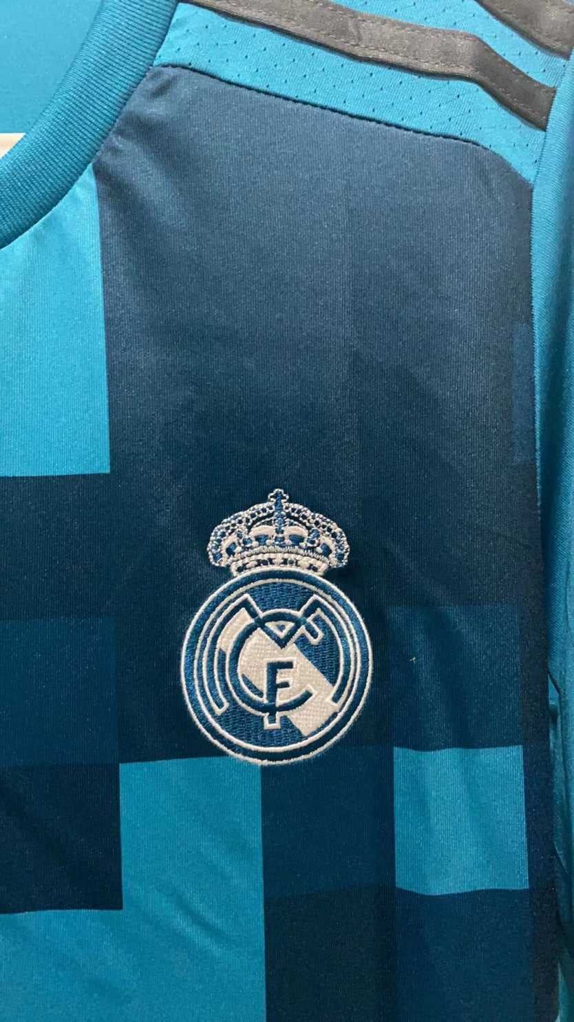 Cristiano Ronaldo CR7 Real Madrid 16/17 Away Original Retro Short sleeved Jersey Green